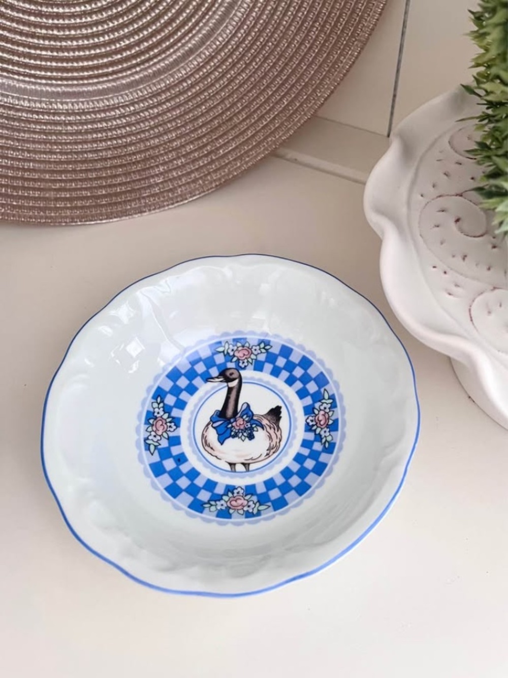 Vintage George Goose bowl, trinket dish - cottagecore dish - Picture 2 of 6